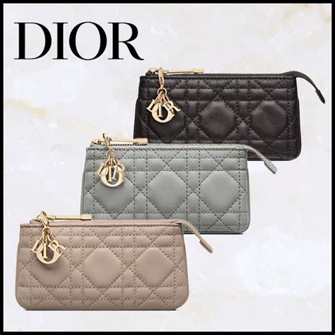 dior logo keychain|christian dior wallet price list.